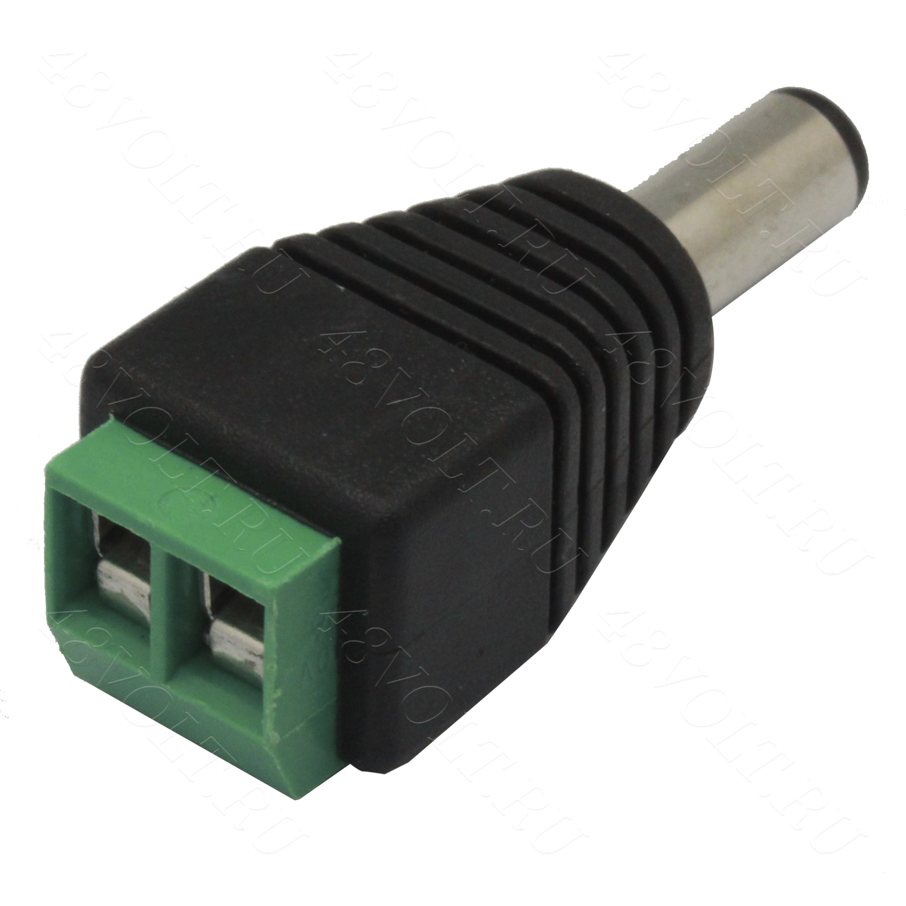 Разъем TS DC штекер с клемной колодкой мама 5.5х2.2 мм